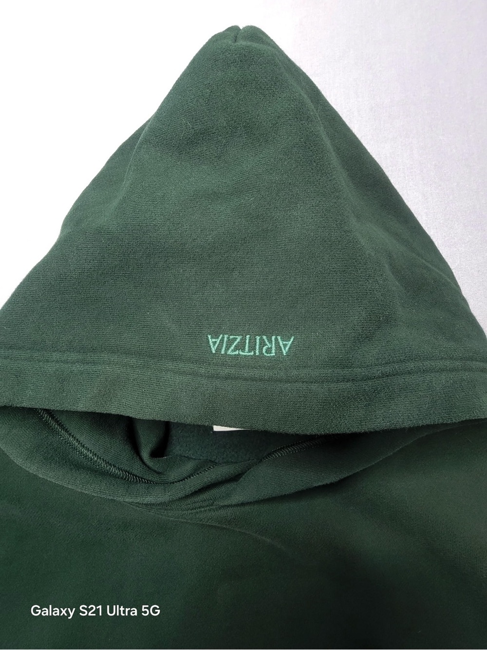 Aritzia Forest Green Hooded Sweater men's